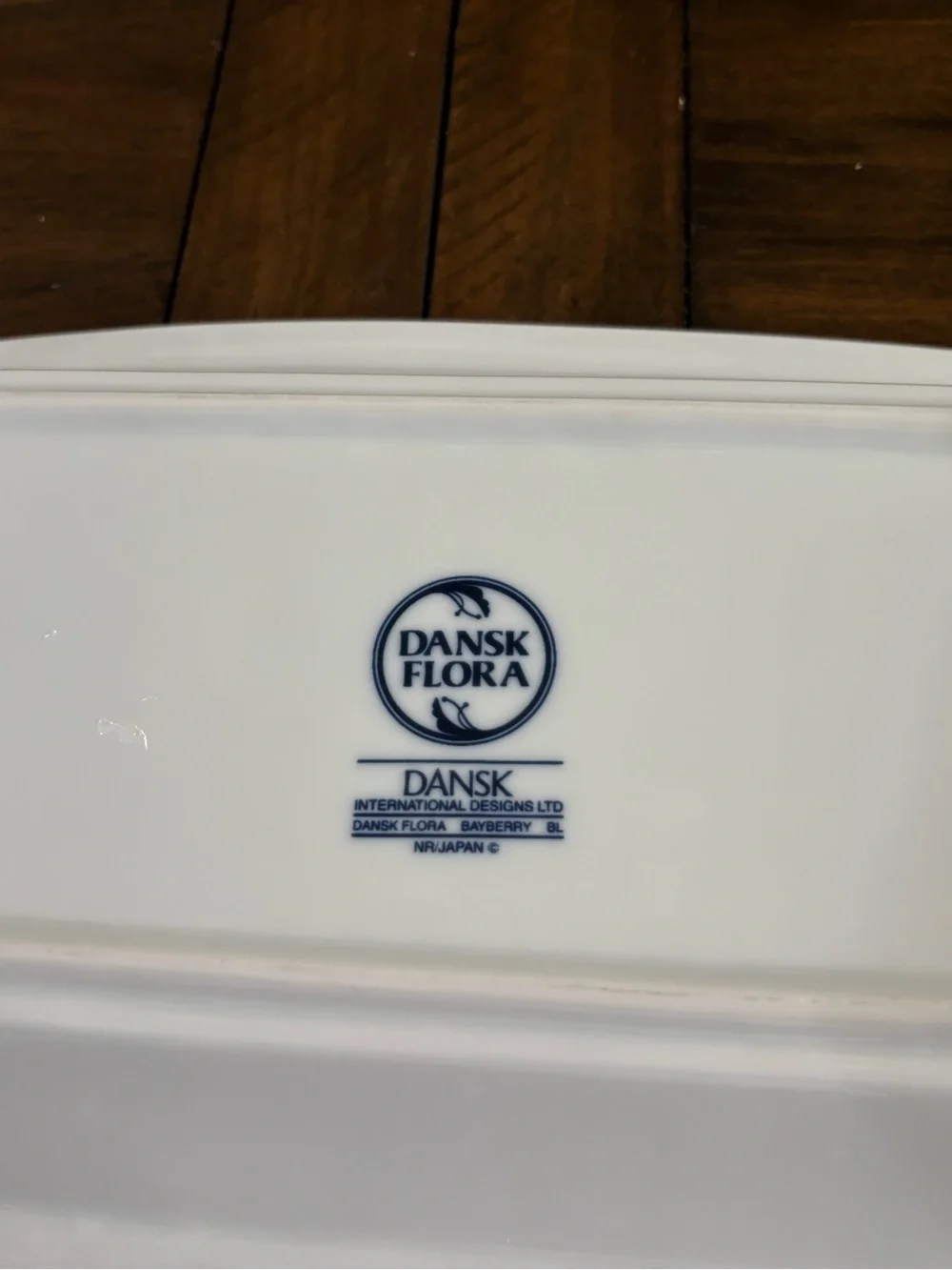 Vintage Dansk flora porcelain rectangle casserole dish